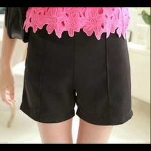 NWT high waisted black shorts NWT high waisted black shorts