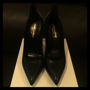 Saint Laurent Shoes - New Saint Laurent Paris "Thorn" Studded Pump Saint Laurent Shoes - New Saint Laurent Paris "Thorn" Studded Pump