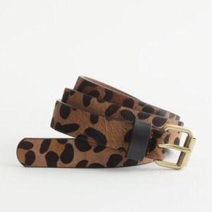 NWT J.Crew Factory wide calf hair belt NWT J.Crew Factory wide calf hair belt