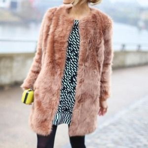 ASOS longline faux fur coat ASOS longline faux fur coat