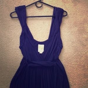 Anthropologie navy dress Anthropologie navy dress