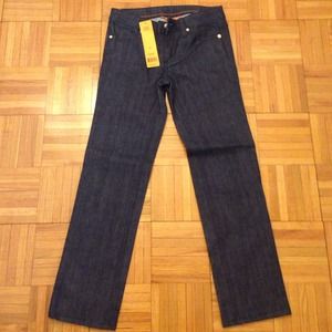 Tory Burch Indigo Straight Cut Jeans Tory Burch Indigo Straight Cut Jeans