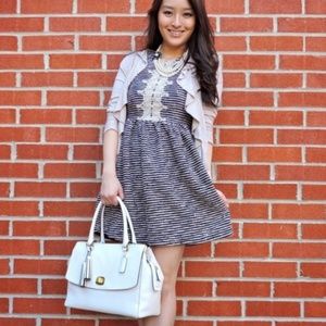 Dresses & Skirts - Absolutely beautiful dress - ivory stripes Dresses & Skirts - Absolutely beautiful dress - ivory stripes