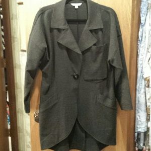 CAbi Lisbon topper coat charcoal jacket CAbi Lisbon topper coat charcoal jacket