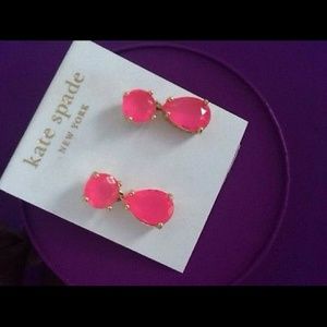 ‼️SALE‼️NWT Kate Spade Neon Pink Gem Drop Earrings ‼️SALE‼️NWT Kate Spade Neon Pink Gem Drop Earrings