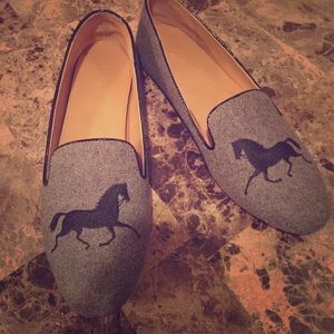 J.Crew gray loafers (9) J.Crew gray loafers (9)