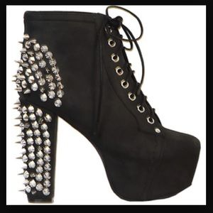Jeffrey Campbell Spiked Lita Black Jeffrey Campbell Spiked Lita Black