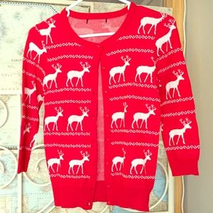 Deer Print Winter Sweater SAMPLE SALE Deer Print Winter Sweater SAMPLE SALE