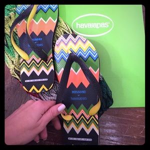 Missoni Shoes - Missoni for havaianas limited addition size 7 1/2 Missoni Shoes - Missoni for havaianas limited addition size 7 1/2