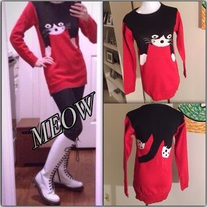 ✨Kitty Cat Draped Sweater ✨Kitty Cat Draped Sweater