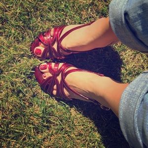 ANTONIO MELANI Shoes - Antonio Melani red leather heels 6 ANTONIO MELANI Shoes - Antonio Melani red leather heels 6