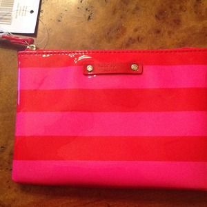 Kate spade pink and red mini pouch NWT Kate spade pink and red mini pouch NWT