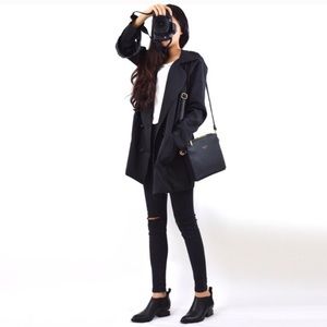 Black Boyfriend style jacket/trench coat Black Boyfriend style jacket/trench coat
