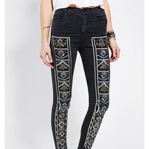 BDG Embellished Hi Rise Twig Skinny Jeans BDG Embellished Hi Rise Twig Skinny Jeans