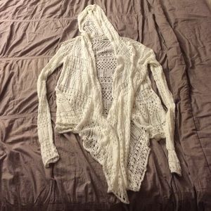 a&f knit cardigan with a hoodie a&f knit cardigan with a hoodie