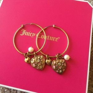 Juicy couture hoops Juicy couture hoops