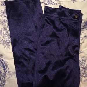 Topshop navy blue disco pants Topshop navy blue disco pants