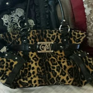 Gia Milani Handbags - GIA MILANI Suede Leopard Handbag Gia Milani Handbags - GIA MILANI Suede Leopard Handbag