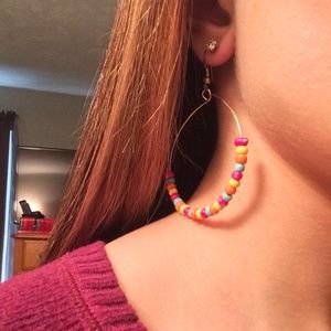 Jewelry - Multicolored hoop earrings Jewelry - Multicolored hoop earrings