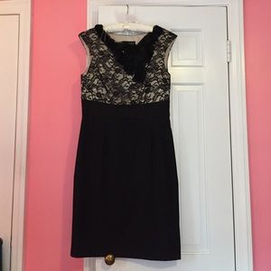 Connected apparel Dresses & Skirts - Beautiful black and cream homecoming dress Connected apparel Dresses & Skirts - Beautiful black and cream homecoming dress