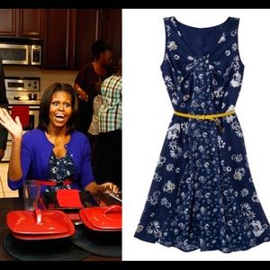 {jason wu for target} navy blue floral dress {jason wu for target} navy blue floral dress