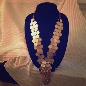 Antiqued gold tone statement piece Antiqued gold tone statement piece