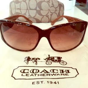 Coach Sunglasses brown tortoise Madeline Coach Sunglasses brown tortoise Madeline 