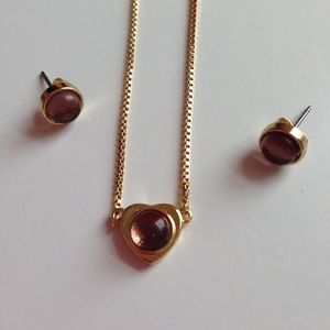 Jewelmint Jewelry - Jewelmint heart necklace and earrings Jewelmint Jewelry - Jewelmint heart necklace and earrings