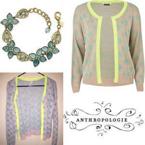 Willow and clay Palm tree print open cardigan Willow and clay Palm tree print open cardigan