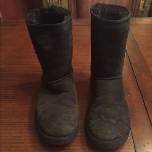 Women's Black Ugg Boots (short) Women's Black Ugg Boots (short)