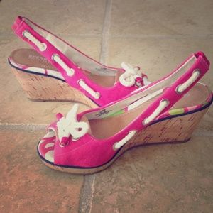 Sperry Top-Sider Shoes - NEW pink Sperry wedges Sperry Top-Sider Shoes - NEW pink Sperry wedges