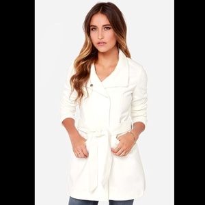 Jack by BB Dakota Outerwear - Jack by BB Dakota Cecil Ivory Coat Jack by BB Dakota Outerwear - Jack by BB Dakota Cecil Ivory Coat
