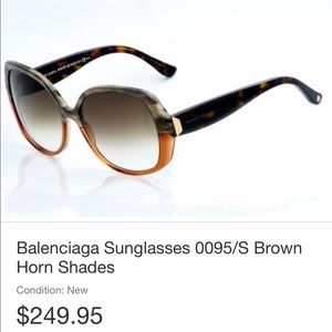 Balenciaga 0095/S Women Sunglasses Authentic Balenciaga 0095/S Women Sunglasses Authentic