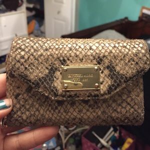 Michael Kors Snakeskin wallet Michael Kors Snakeskin wallet