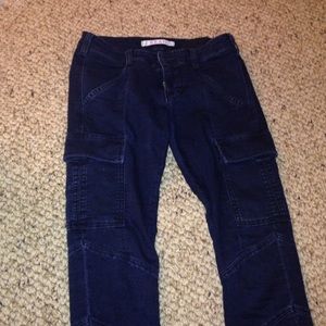 Jbrand cargo pants navy blue Jbrand cargo pants navy blue