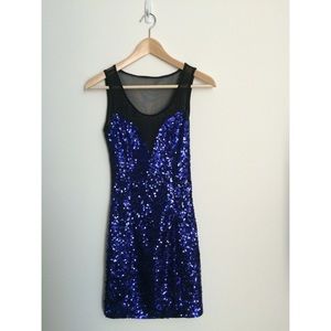 ASOS Dresses & Skirts - ASOS blue sequence dress ASOS Dresses & Skirts - ASOS blue sequence dress