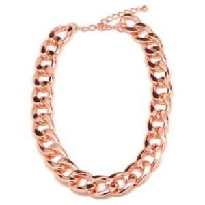 Baublebar rose gold chain links necklace Baublebar rose gold chain links necklace