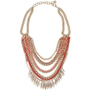 Stella&dot light pink/gold Carmen necklace Stella&dot light pink/gold Carmen necklace