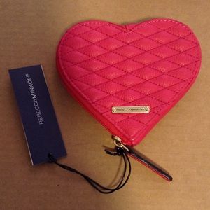 Rebecca Minkoff Handbags - Rebecca Minkoff Pink Heart Small Pouch Purse Leath Rebecca Minkoff Handbags - Rebecca Minkoff Pink Heart Small Pouch Purse Leath