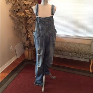Black Orchid Denim - Nordstrom's Distressed Overalls Black Orchid Denim - Nordstrom's Distressed Overalls