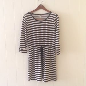 Dresses & Skirts - ❤️50% OFF SALE❤️BlackWhite Stripe Drawstring Dress Dresses & Skirts - ❤️50% OFF SALE❤️BlackWhite Stripe Drawstring Dress
