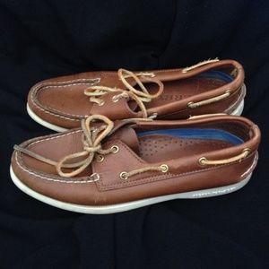Sperry Top-Sider Shoes - Brown Leather Sperrys Sperry Top-Sider Shoes - Brown Leather Sperrys
