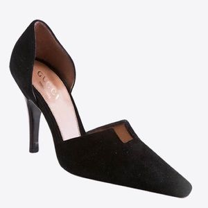 Gucci Shoes - GUCCI d'orsay suede heels Gucci Shoes - GUCCI d'orsay suede heels
