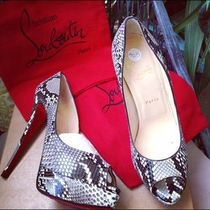 Christian Louboutin Shoes - Christian Louboutin Python Heels Christian Louboutin Shoes - Christian Louboutin Python Heels