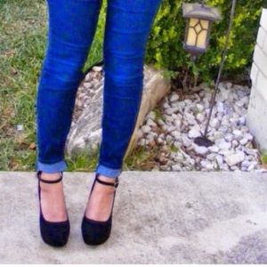 Shoes - Suede Ankle Strap Pumps Shoes - Suede Ankle Strap Pumps