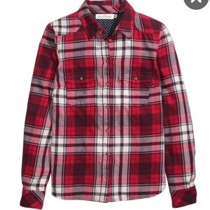 H&M Tops - H&M tartan plaid elbow patch flannel shirt H&M Tops - H&M tartan plaid elbow patch flannel shirt