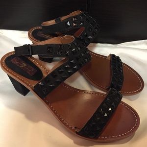 7 For All Mankind Studded Block Heels "Stella" 7 For All Mankind Studded Block Heels "Stella"