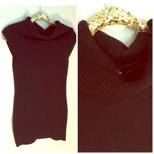 Ambiance Apparel Sweaters - Black Sweater Dress Ambiance Apparel Sweaters - Black Sweater Dress