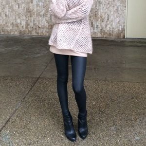 Ambiance Apparel Pants - American Apparel Black Matte Lamè Legging. Ambiance Apparel Pants - American Apparel Black Matte Lamè Legging.