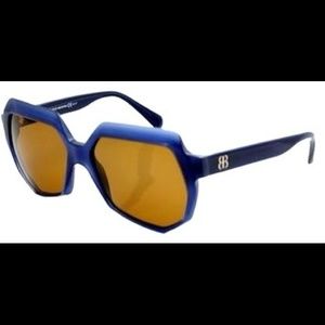 NIB Balenciaga Blue Square Sunglasses NIB Balenciaga Blue Square Sunglasses